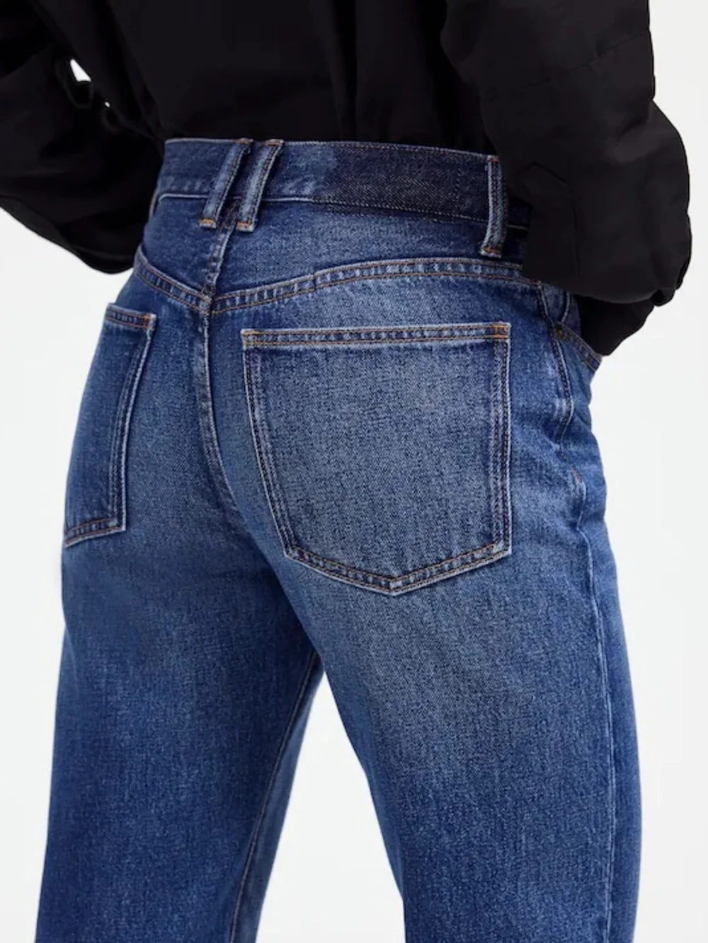 Alexa Chung for Madewell High-Rise Straight Jean in Allendale Wash size 27